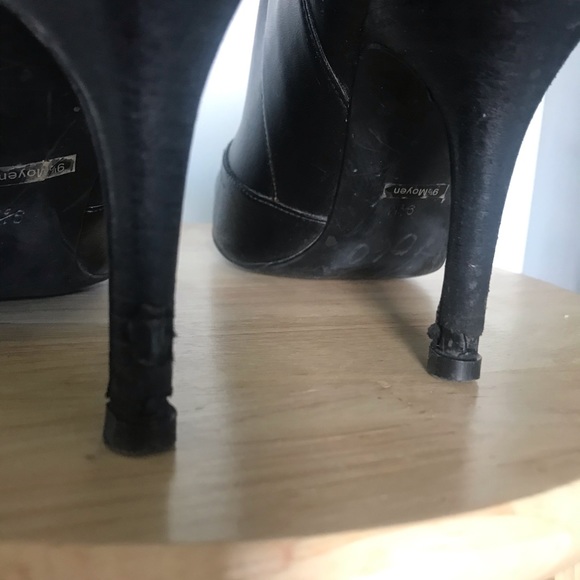 GUESS LEATHER BOOTIES SZ 9.5 - Picture 5 of 6